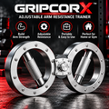 GRIPCOREX™ Adjustable Arm Resistance Trainer – 8-Way Strength & Grip Training Device